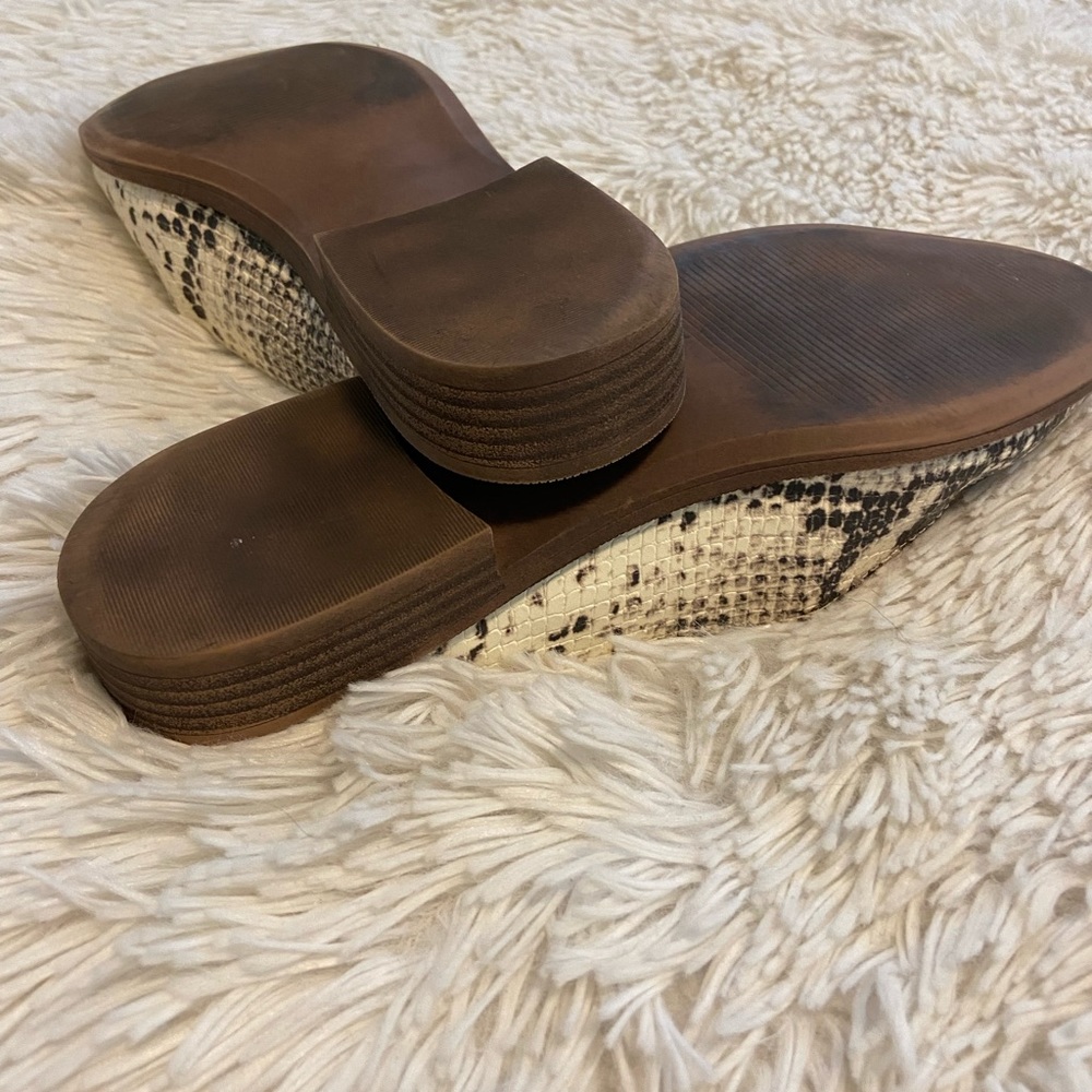 Madden Girl Snakeskin print mules - Picture 7 of 7